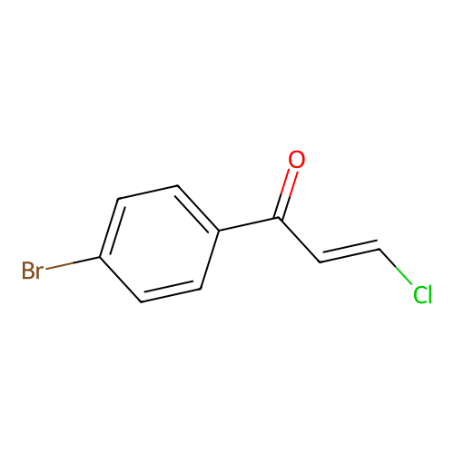 Acrylophenone, 4'-bromo-3-chloro-, (E)- structure