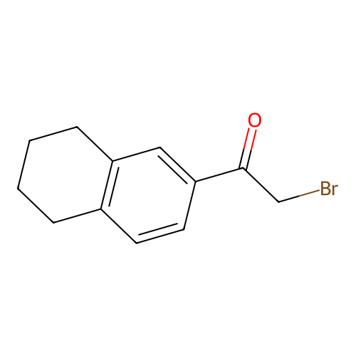 2-Bromo-1-(5,6,7,8-tetrahydronaphthalen-2-yl)ethan-1-one structure