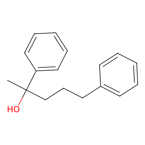 2,5-Diphenylpentan-2-ol structure