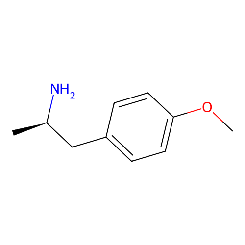 (alphaR)-4-Methoxy-alpha-methylbenzeneethanamine structure