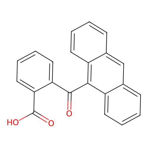 2-(Anthracene-9-carbonyl)benzoic acid structure