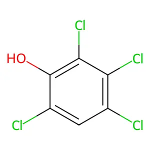 2,3,4,6-Tetrachlorophenol structure