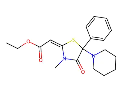 C19H24N2O3S structure