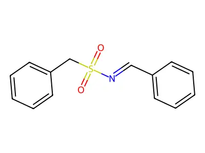 N-benzylidene-1-phenylmethanesulfonamide structure
