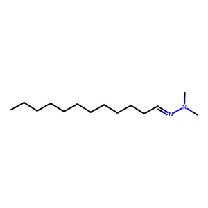 2-Dodecylidene-1,1-dimethylhydrazine structure
