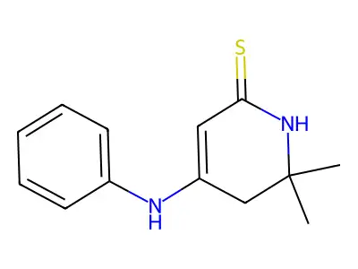 4-Anilino-6,6-dimethyl-5,6-dihydropyridine-2(1H)-thione structure