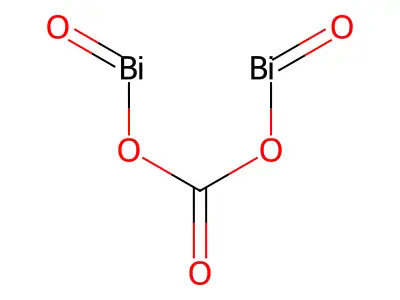 碱式碳酸铋 structure