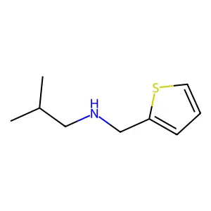 2-methyl-N-(thiophen-2-ylmethyl)propan-1-amine structure