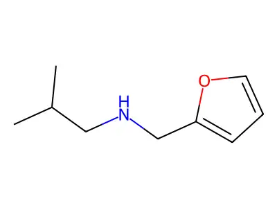 N-(furan-2-ylmethyl)-2-methylpropan-1-amine structure