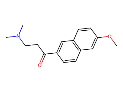 1-Propanone, 3-(dimethylamino)-1-(6-methoxy-2-naphthalenyl)- structure
