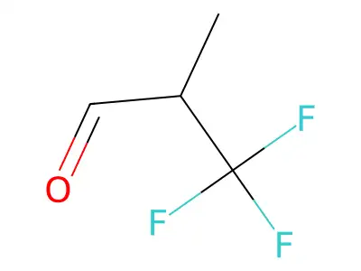 2-Methyl-3,3,3-trifluoropropanal structure