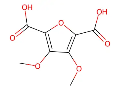 3,4-dimethoxyfuran-2,5-dicarboxylic Acid structure