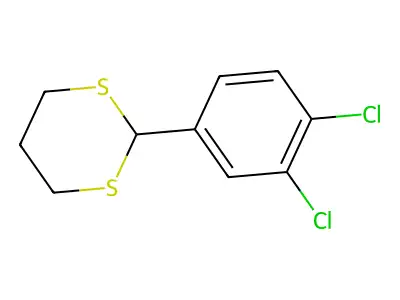 2-(3,4-Dichlorophenyl)-1,3-dithiane structure