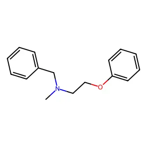 N-benzyl-N-methyl-2-phenoxyethanamine structure