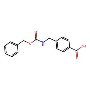 4-((((Benzyloxy)carbonyl)amino)methyl)benzoic acid structure