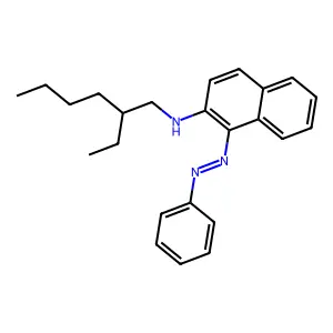 2-Naphthalenamine, N-(2-ethylhexyl)-1-(phenylazo)- structure