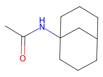 Acetamide, N-bicyclo[3.3.1]non-1-yl- structure