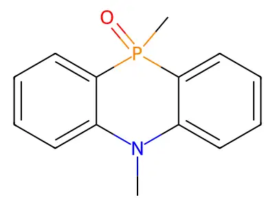 5,10-dimethylphenophosphazinine 10-oxide structure