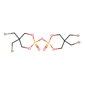 2,2'-Oxybis(5,5-bis(bromomethyl)-1,3,2-dioxaphosphorinane) 2,2'-dioxide structure