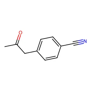 4-(2-Oxopropyl)benzonitrile structure