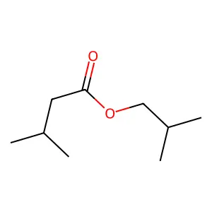 异戊酸异丁酯 structure