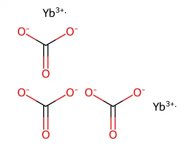 碳酸镱 structure