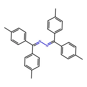 N-[bis(4-methylphenyl)methylideneamino]-1,1-bis(4-methylphenyl)methanimine structure