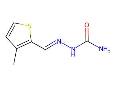 [(3-Methylthiophen-2-yl)methylideneamino]urea structure