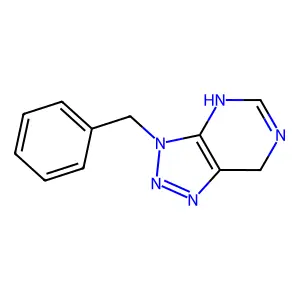 3-Benzyl-3,7-dihydro-2H-[1,2,3]triazolo[4,5-d]pyrimidine structure
