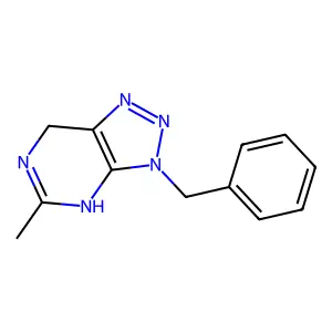 3-Benzyl-5-methyl-3,7-dihydro-2H-[1,2,3]triazolo[4,5-d]pyrimidine structure