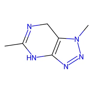 1,5-Dimethyl-4,7-dihydrotriazolo[4,5-d]pyrimidine structure