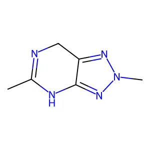 2,5-Dimethyl-3,7-dihydrotriazolo[4,5-d]pyrimidine structure