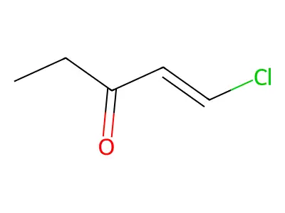 1-Chloro-1-penten-3-one structure