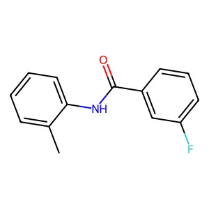 3-fluoro-N-(2-methylphenyl)benzamide structure