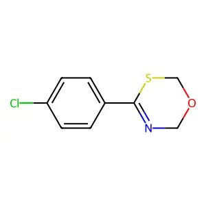 6H-1,3,5-Oxathiazine, 4-(4-chlorophenyl)- structure
