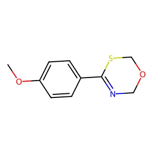 4-(4-Methoxyphenyl)-2H,6H-1,3,5-oxathiazine structure