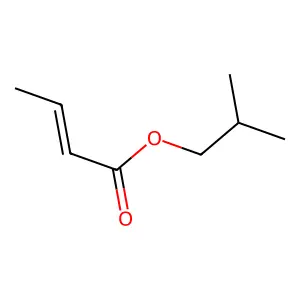2-Methylpropyl but-2-enoate structure