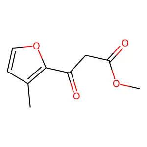 Methyl 3-(3-methyl-2-furyl)-3-oxopropanoate structure