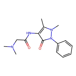 4-(2-(Dimethylamino)acetamido)antipyrine structure