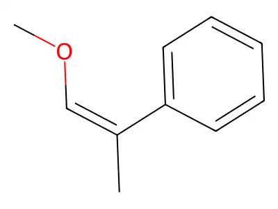 (Z)-beta-Methoxy-alpha-methylstyrene structure