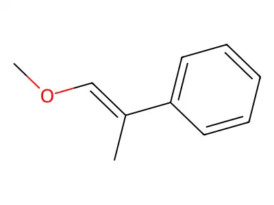 (E)-beta-Methoxy-alpha-methylstyrene structure