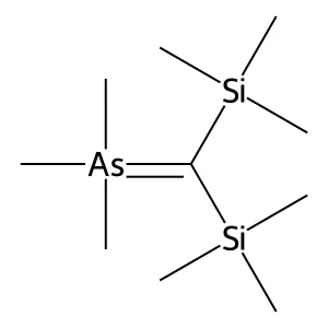 Arsorane, (bis(trimethylsilyl)methylene)trimethyl- structure