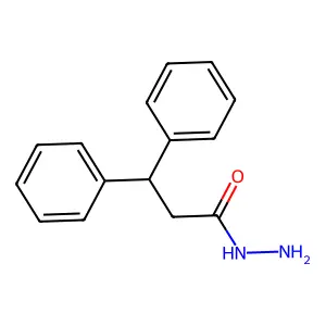 β-苯基氢化肉桂酸酰肼 structure