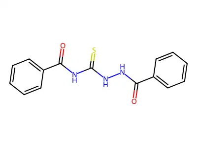 1,4-Dibenzoylthiosemicarbazide structure