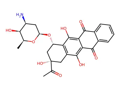 4-Demethoxydaunorubicin, beta structure