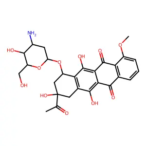 4'-epi-6'-Hydroxydaunorubicin structure