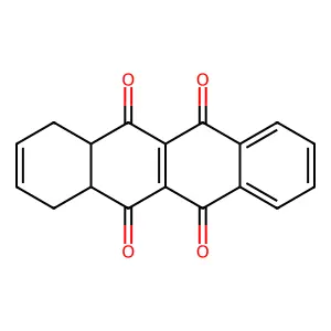 1,4,4a,12a-Tetrahydrotetracene-5,6,11,12-tetrone structure