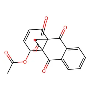 9,10,11,14-Tetraoxo-1,4,9,10-tetrahydro-4a,9a-but[2]enoanthracen-1-yl acetate structure