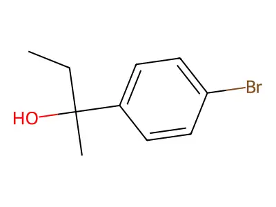 2-(4-Bromophenyl)butan-2-ol structure
