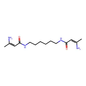 N,N'-己烷-1,6-二基双[3-氨基-2-丁烯酰胺] structure